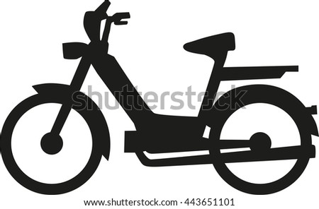 Free Moped Vector 123Freevectors