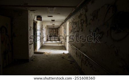 Dark corridor