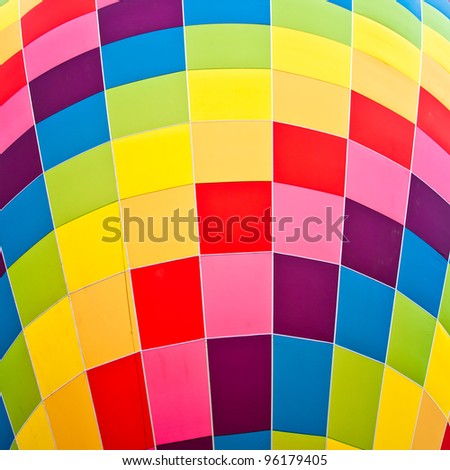 During a sunny day it\'s easy to observe these vivid colors on a fire balloon