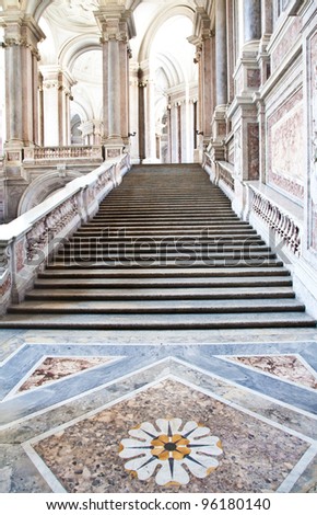 Reggia di Caserta (Caserta Royal Palaca), Italy. Luxury interior, more than 300 years old