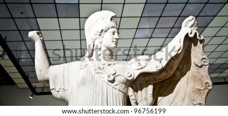 In Greek mythology, Athena is the goddess of wisdom, courage, inspiration, strength, strategy, female arts, crafts, justice, and skill.