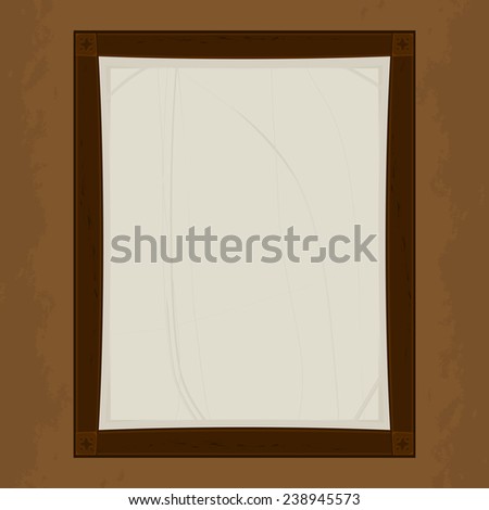 frame for photo and menu information. vector format.