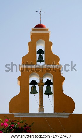 Three bells representing \