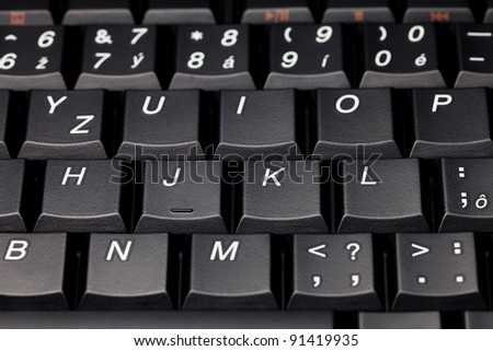 laptop keyboard close-up