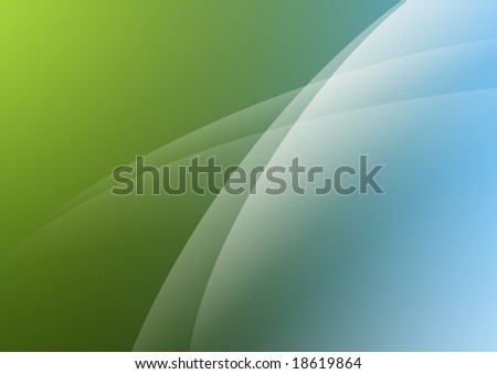wallpaper green and blue. stock photo : Aurora style wallpaper of green and lue tones