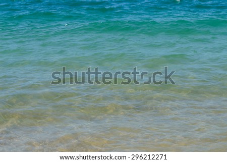 Water ocean background. Clear blue ripple aqua texture,Andaman sea