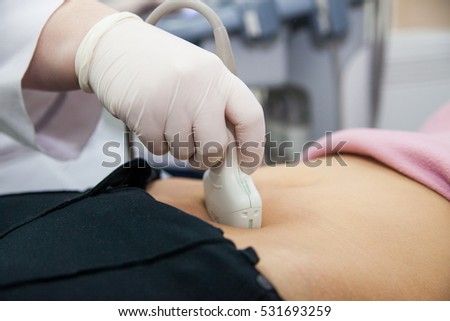 Ultrasound machine doctor\