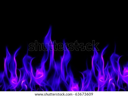 stock photo Purple Flames A fractal filtered image of purple flames