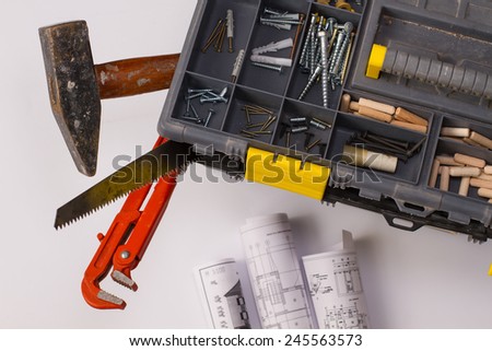 tools for wood, metal and other construction work
