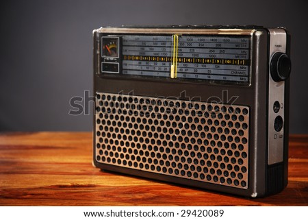  Fashioned Radio on Old Fashioned Radio Stock Photo 29420089   Shutterstock