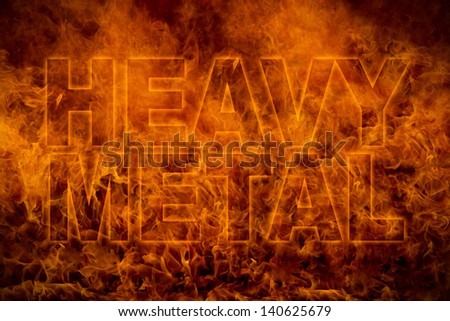Heavy metal  fire background and banner great for your website or printed material.
