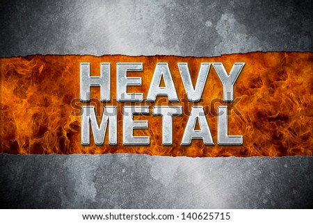 Heavy metal and fire background and banner great for your website or printed material.
