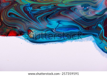 Abstract mixed paint background. Mixed paint.