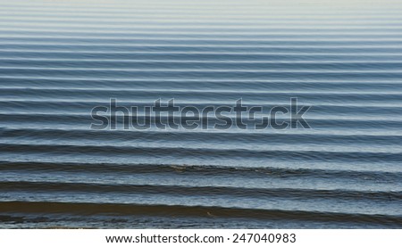 Water ripples on the ocean at Karumba, Queensland, Australia.