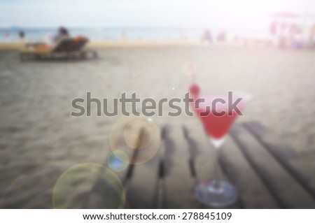 summer chill out background which be able to use with travel and holiday theme
