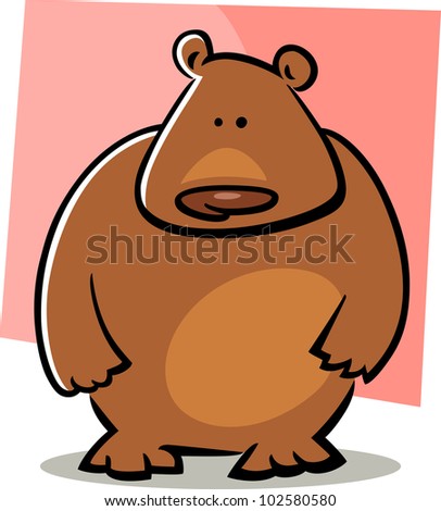 Brown Cartoon Bear