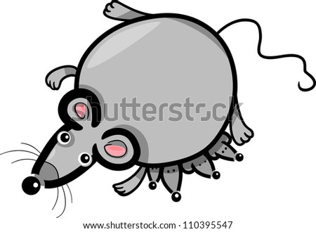 gray mouse cartoon