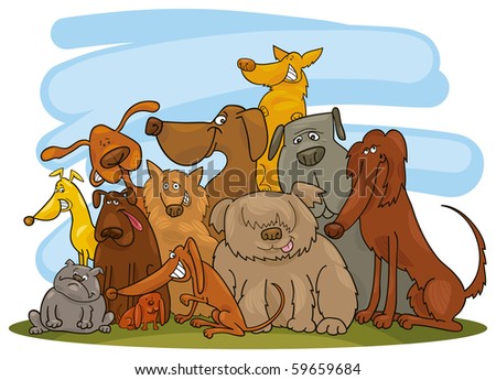 http://image.shutterstock.com/display_pic_with_logo/269281/269281,1282651828,1/stock-vector-group-of-dogs-59659684.jpg