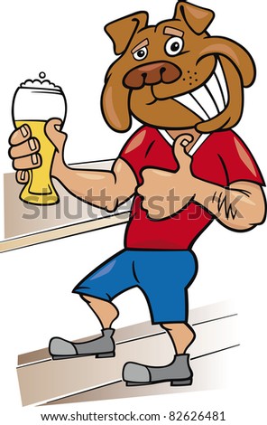 Cartoon Beer Man