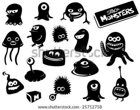 http://image.shutterstock.com/display_pic_with_logo/269398/269398,1235680829,29/stock-vector-space-monsters-each-monster-grouped-25712758.jpg
