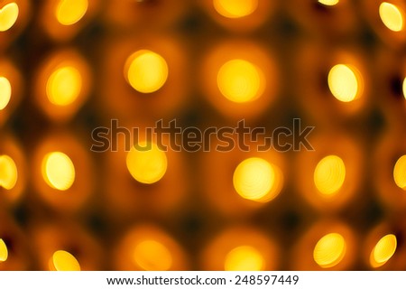 Abstract light orange-yellow bulge in the middle