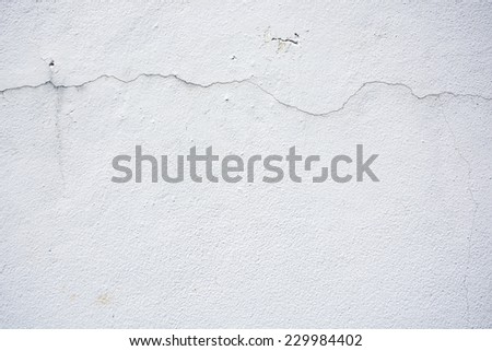 Cracked wall white background texture