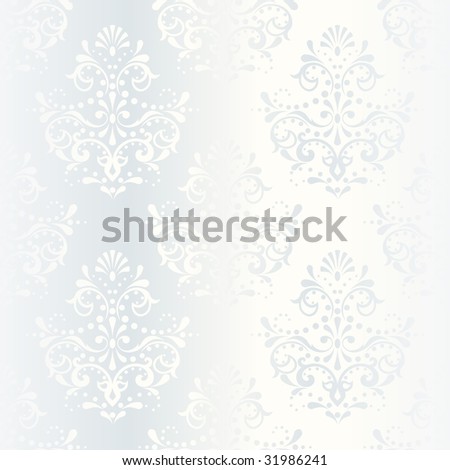 stock vector Intricate white satin wedding pattern vector a JPG version