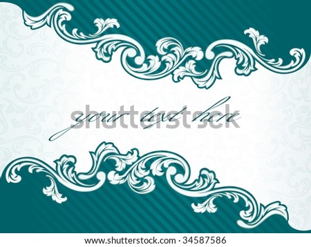banner images green. anner in green (vector);