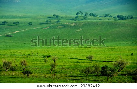 landscape in Inner Mongolia