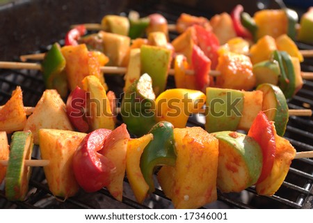 Veggies for grill