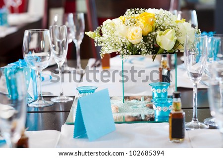 Wedding Table Settings on Elegant Wedding Table Setting Stock Photo 102685394 Shutterstock