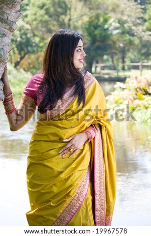indian woman in sari