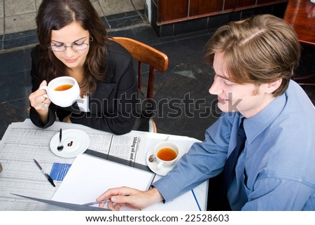Young Successful business team at a meeting
