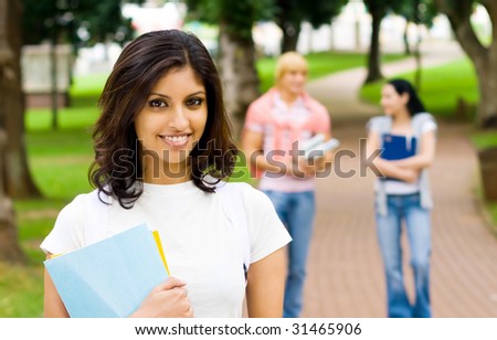 university students walking in campus