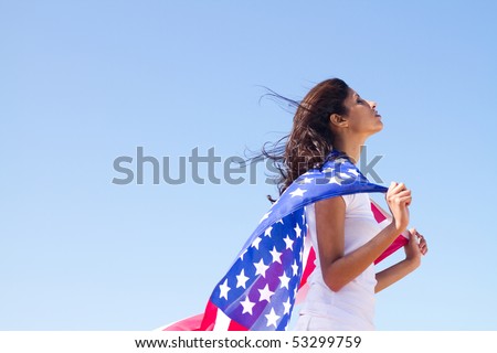 young woman American dream