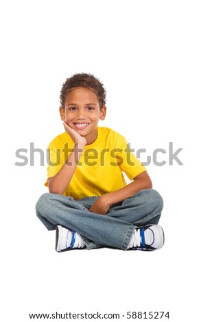 sitting kid