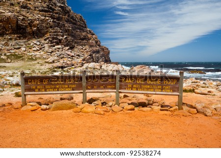 cape of good hope, south africa