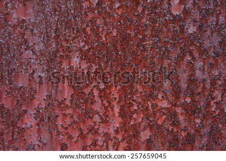Rust and fragment vintage iron plate background texture