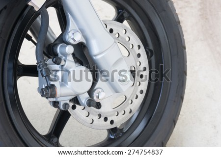 caliper brake and disc brake of motorcycle