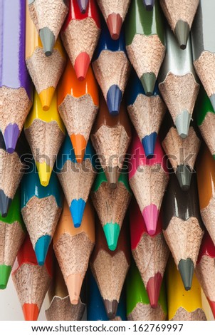 Macro background of the pencil as an element for design. High resolution.
