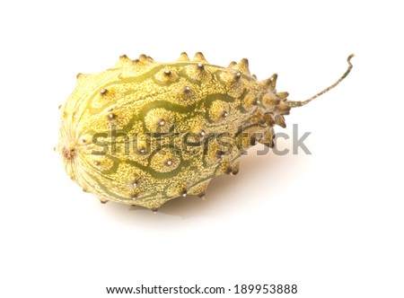 Cucumis metuliferus Ã?Â¢?? Exotic fruit. Kiwano. Horned melon, African horned cucumber Anguriya.