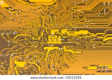 electronic circuit board as an abstract background