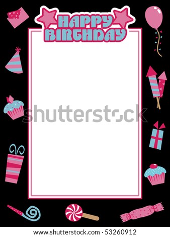 happy birthday pictures for facebook. happy birthday text art