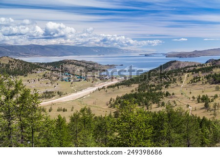 Coast of Lake Baikal, Olkhon island