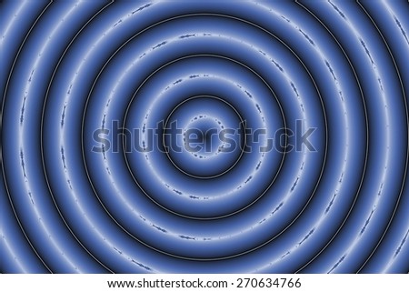 3d Blue Circles Fractal