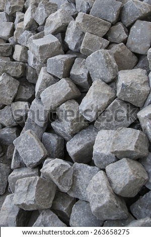 Pile of Square Paving Bricks