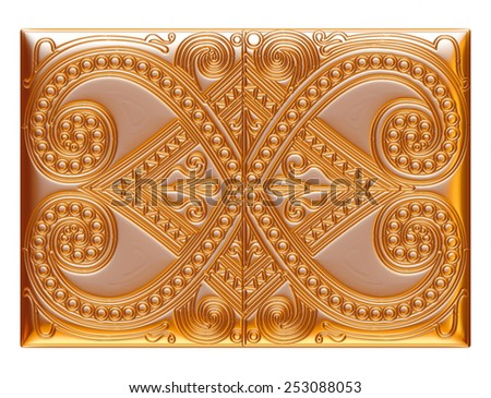 Gold decoration ornament design