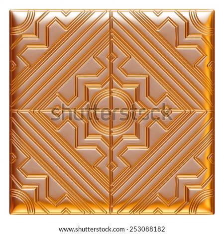 Gold decoration ornament design