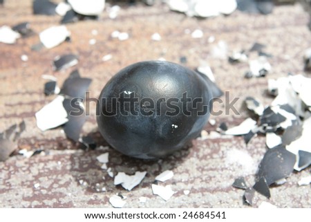 Japan hakone black volcanic boiled egg