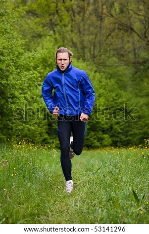 Male jogger